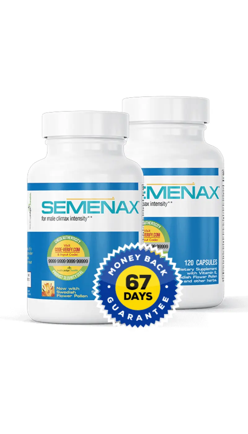 Semenax natural male enhancement supplement